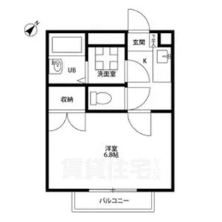 アンプルール ブワ【2階】の間取り