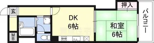 シャンティ マサノ【3階】の間取り