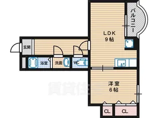 山本マンション【3階】の間取り