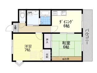 ニューロータスライフ【712号室】の間取り