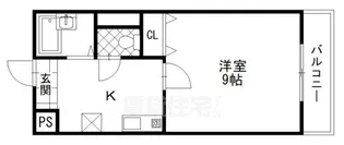 アーネストハイツ一里塚【2階】の間取り