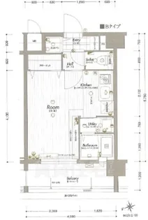 ラナップスクエア京都鴨川【2階】の間取り