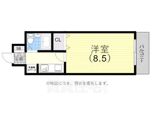 ル・パレ神戸東館【5階】の間取り