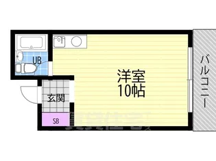 牧野ビル【4階】の間取り