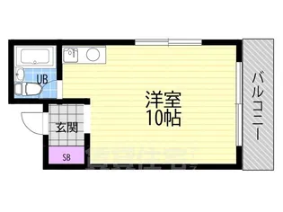 牧野ビル【4階】の間取り