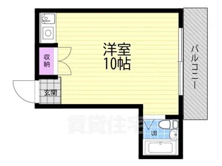 牧野ビル【3階】の間取り