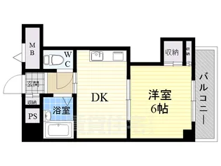 ローズコーポ新大阪7【10階】の間取り