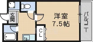 寺町ハウス【2階】の間取り