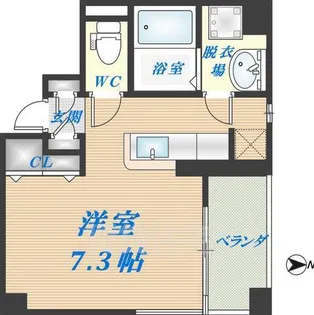 ドミール布施【2階】の間取り