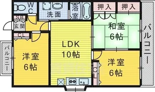 ルミエール東雲【3階】の間取り