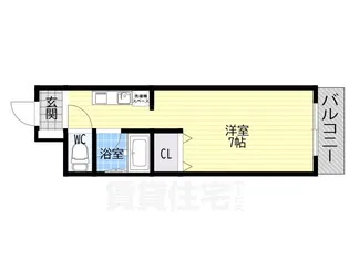 キャトルセゾン【1階】の間取り