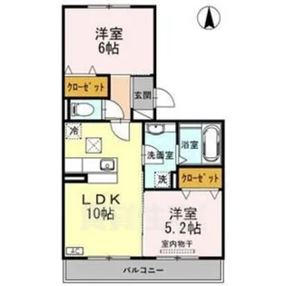 Bright stone【1階】の間取り