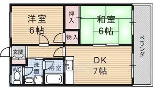 ケイチョウマンション【2階】の間取り