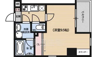 クリスタルグランツ京都御所西【11階】の間取り