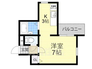 グランシャトー【4階】の間取り