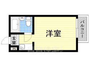 プレアール新北野【3階】の間取り