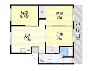 木の岡レジーナ【1階】の間取り