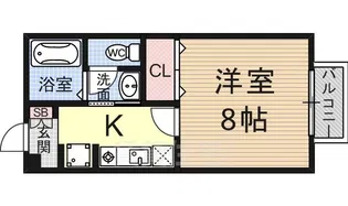 エストヴィラージュⅠ【1階】の間取り
