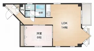 ディ・ピュイ亀屋ビル【3階】の間取り