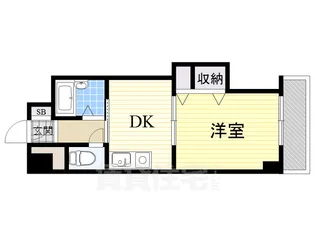 ノルデンハイム新北野【9階】の間取り