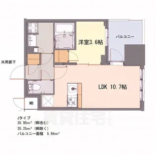 S-RESIDENCE千種belvia TOWER【2階】の間取り