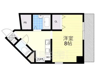 ハイツ北口【4階】の間取り
