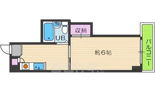 LakiaApartment夙川【3階】の間取り