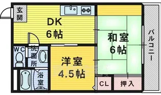 大浜TKハイツ【5階】の間取り