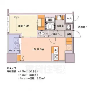 S-RESIDENCE千種belvia TOWER【17階】の間取り