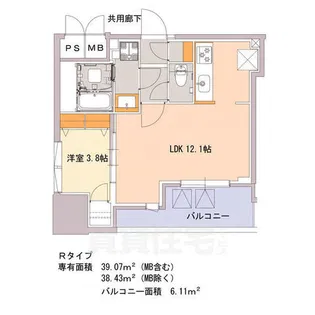 S-RESIDENCE千種belvia TOWER【18階】の間取り