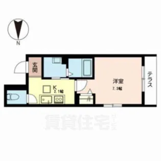 Six Bijoux堺町五条【1階】の間取り