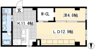 丸福ビル 【5階】の間取り