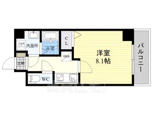 BLANCCOURT塚本【4階】の間取り