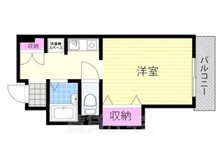 モダニティ塚本【301号室】の間取り