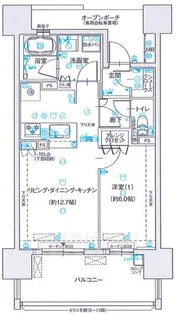 ファミリアーレ尾頭橋レジデンス【7階】の間取り