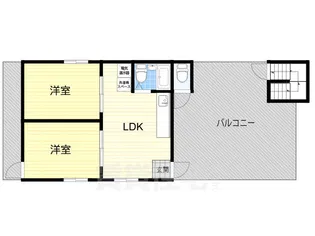 マンション君【4階】の間取り