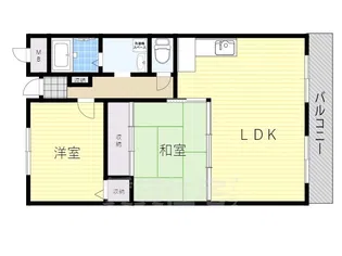 ハイム北豊中【1階】の間取り