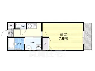 ウエイヴ【1階】の間取り