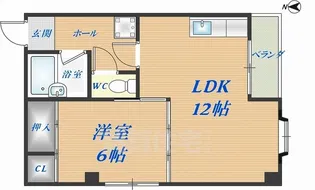 都ハイツ【1階】の間取り