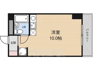 クオリエ桂川東【4階】の間取り