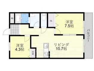 サンメゾン3【3階】の間取り