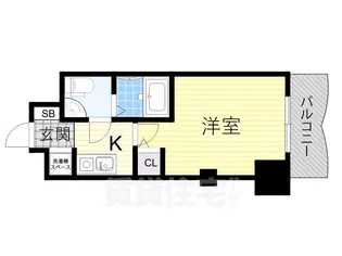 セレニテ新大阪弐番館【5階】の間取り