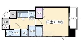 サムティ京都駅前【2階】の間取り