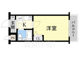 リーガル塚本【3階】の間取り