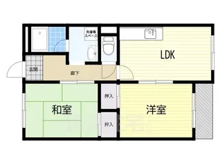脇田ハイツ【4階】の間取り