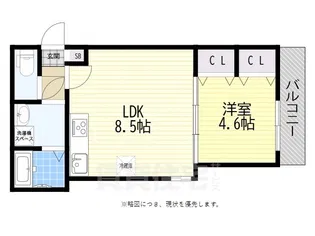 レクエルド東園田【1階】の間取り