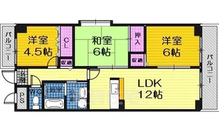 ステイブル向陵【2階】の間取り