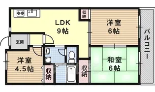 パストラル蘭【2階】の間取り