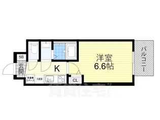 Alivis東三国【3階】の間取り