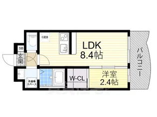 Alivis東三国【9階】の間取り